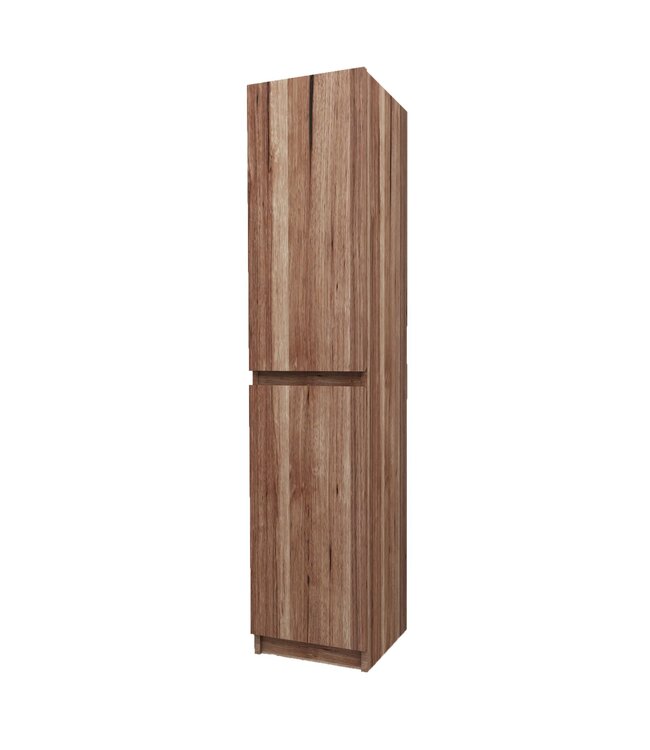 Staand Badkamer Kast Jupiter 135 cm Walnoot met twee deuren