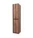Staand Badkamer Kast Jupiter 135 cm Walnoot met twee deuren