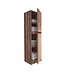 Staand Badkamer Kast Jupiter 135 cm Walnoot met twee deuren