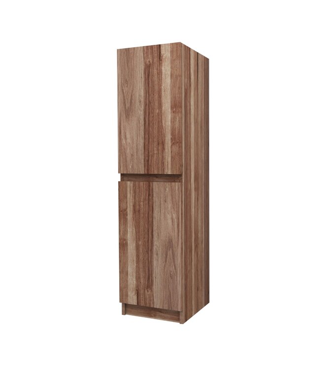 Staand Badkamer Kast Jupiter 135 cm Walnoot met twee deuren