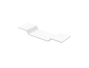 Sun Badplank Mat Wit Solid Surface 80x20 cm