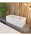Sun Badplank Mat Zwart Solid Surface 70x20 cm