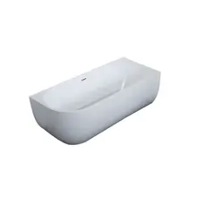 Half vrijstaand bad Rechts Wit 170x75x60 cm Göteborg