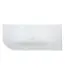 FABRIECIO Half vrijstaand bad Rechts Mat Wit 170x75x60 cm Göteborg