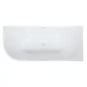 Half vrijstaand bad Rechts Wit 180x80x60 cm Göteborg