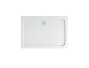 Douchebak Glossy 120x90x4cm Acryl Wit Vlak Creavit Aloni Rechthoekig