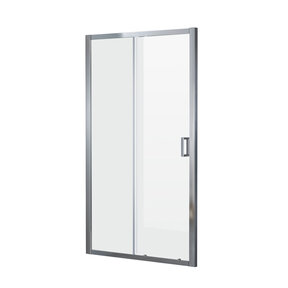 Douchedeur Toscane 150x200cm Chroom Douche Schuifdeur 6 mm Veiligheidsglas - Helderglas met Nano-coating