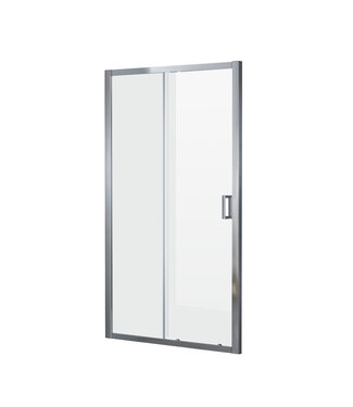 FABRIECIO Douchedeur Toscane 150x200cm Chroom Douche Schuifdeur 6 mm Veiligheidsglas - Helderglas met Nano-coating