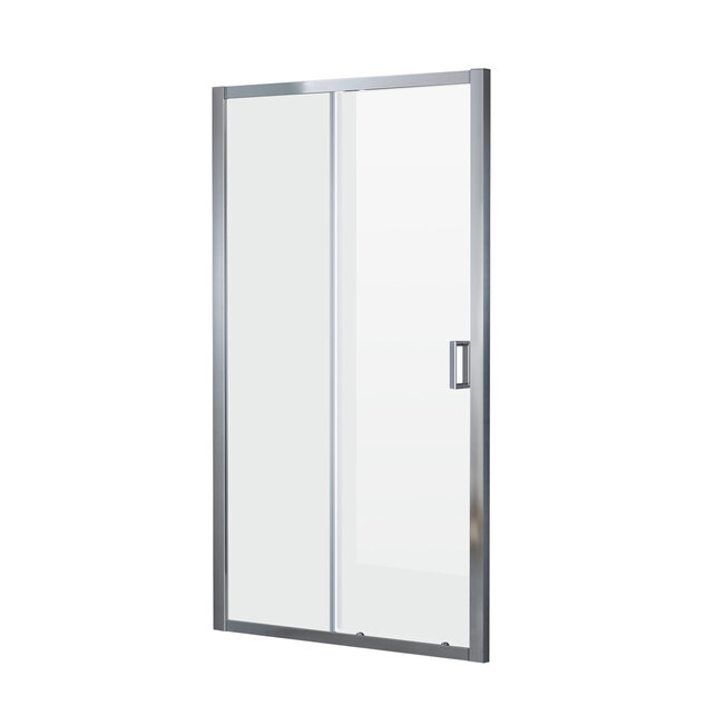 Douchedeur Toscane 130x200cm Chroom Douche Schuifdeur 6 mm Veiligheidsglas - Helderglas met Nano-coating Douchedeur Toscane 130x200cm Chroom Douche Schuifdeur 6 mm Veiligheidsglas - Helderglas met Nano-coating