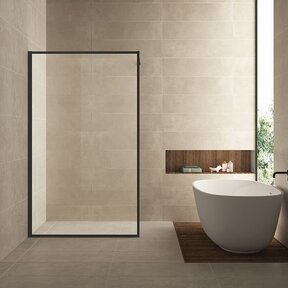 Inloopdouche Square Mat Zwart 80x200cm 10 mm Veiligheidsglas Helderglas met Nano-coating