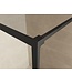 Inloopdouche Square Mat Zwart 120x200cm 10 mm Veiligheidsglas Helderglas met Nano-coating