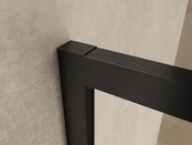 Inloopdouche Maaz Raster met handdoekhouder 90x200cm Mat Zwart 10 mm veiligheidsglas Anti-kalk Inloopdouche Maaz Raster met handdoekhouder 90x200cm Mat Zwart 10 mm veiligheidsglas Anti-kalk