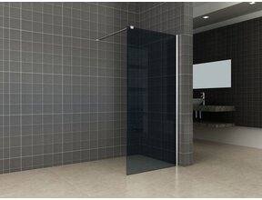 Inloopdouche Comfort Rookglas 80x200 cm Chroom Profiel 10mm Veiligheidsglas Easy Clean