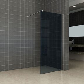 Inloopdouche Comfort Rookglas 80x200 cm Chroom Profiel 10mm Veiligheidsglas Easy Clean