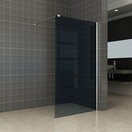 Inloopdouche Comfort Rookglas 120x200 cm Chroom Profiel 10mm Veiligheidsglas Easy Clean