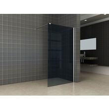 Inloopdouche Comfort Rookglas 120x200 cm Chroom Profiel 10mm Veiligheidsglas Easy Clean