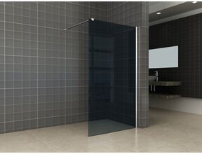 Inloopdouche Comfort Rookglas 120x200 cm Chroom Profiel 10mm Veiligheidsglas Easy Clean