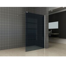 Inloopdouche Comfort Rookglas 160x200 cm Chroom Profiel 8 mm Veiligheidsglas Easy Clean