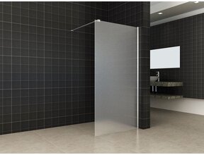Inloopdouche Comfort Melkglas 90x200 cm Chroom Profiel 10mm Veiligheidsglas Easy Clean