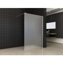 Inloopdouche Comfort Melkglas 120x200 cm Chroom Profiel 10mm Veiligheidsglas Easy Clean