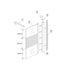 Wiesbaden Comfort Inloopdouche Half Melkglas 110x200 cm 10mm Veiligheidsglas Easy Clean