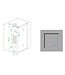 Wiesbaden Zijpaneel Inloopdouche 35x200 cm Comfort Half Melkglas t.b.v. hoekopstelling 10 mm anti-kalk veiligheidsglas
