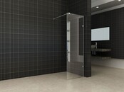 Wiesbaden Less Profielloos Inloopdouche 50x200 cm 8 mm kelderglas met Nano-Coating