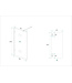 Wiesbaden Less Profielloos Inloopdouche 60x200 cm 8 mm kelderglas met Nano-Coating