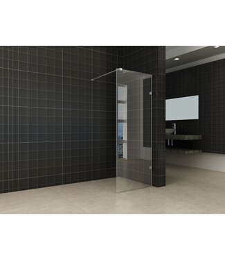 Wiesbaden Wiesbaden Less Profielloos Inloopdouche 60x200 cm 8 mm kelderglas met Nano-Coating