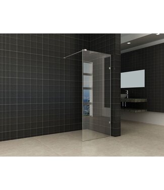 Wiesbaden Wiesbaden Less Profielloos Inloopdouche 70x200 cm 8 mm kelderglas met Nano-Coating