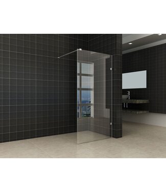 Wiesbaden Wiesbaden Less Profielloos Inloopdouche 90x200 cm 8 mm kelderglas met Nano-Coating