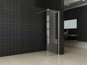 Wiesbaden Comfort Inloopdouche 50cm helder glas 10mm met Nano-coating