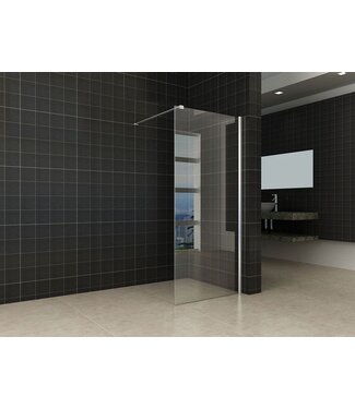 Wiesbaden Wiesbaden Comfort Inloopdouche 80cm helder glas 10mm met Nano-coating