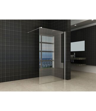 Wiesbaden Wiesbaden Comfort Inloopdouche 120cm helder glas 10mm met Nano-coating