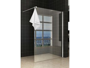 Wiesbaden Sita Inloopdouche 120cm met handdoekhaak helder glas 8 mm met Nano-coating