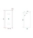 Wiesbaden Sita Inloopdouche 110cm met handdoekhaak helder glas 8 mm met Nano-coating