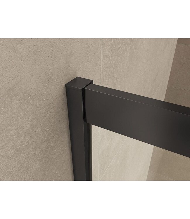 Wiesbaden Skyline Douchecabine 90x90x200cm Vierkant hoekinstap 8 mm Helder glas met nano-coating