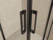 Wiesbaden Skyline Douchecabine 100x100x200cm Vierkant hoekinstap 8 mm Helder glas met nano-coating