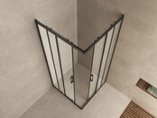 Wiesbaden Skyline Douchecabine 100x100x200cm Vierkant hoekinstap 8 mm Helder glas met nano-coating