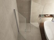 Wiesbaden Salone Douchecabine 90x90x200cm Chroom Vierkant Dubbele Draaideur 8 mm helder glas met nano-coating Wiesbaden Salone Douchecabine 90x90x200cm Chroom Vierkant Dubbele Draaideur 8 mm helder glas met nano-coating