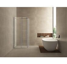 Wiesbaden Entra Douchecabine 90x90 cm Chroom Schuifdeur Hoekinstap 8 mm helder glas met nano-coating - Copy