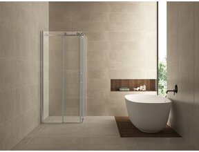 Wiesbaden Entra Douchecabine 90x90 cm Chroom Schuifdeur Hoekinstap