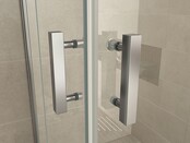 Wiesbaden Entra Douchecabine 90x90 cm Chroom Schuifdeur Hoekinstap 8 mm helder glas met nano-coating - Copy