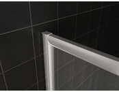 Wiesbaden Douchecabine 90x90 cm Eco Chroom Vierkant Schuifdeur Hoekinstap 190 cm Hoekinstap veiligheidsglas 5 mm