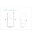 Douchedeur Between Rookglas 90x202cm 8mm Veiligheidsglas Nano-Coating