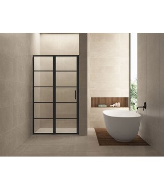 Wiesbaden Wiesbaden Douchedeur Horizon 130cm Mat Zwart