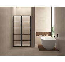 Wiesbaden Douchedeur Horizon 120cm Mat Zwart