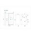 Wiesbaden Puerta Douchedeur 140cm Schuifdeur Softclose 8mm helder glas met Nano-coating
