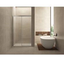 Wiesbaden Puerta Douchedeur 120cm Schuifdeur Softclose 8mm helder glas met Nano-coating