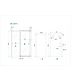 Wiesbaden Puerta Douchedeur 100cm Schuifdeur Softclose 8mm helder glas met Nano-coating